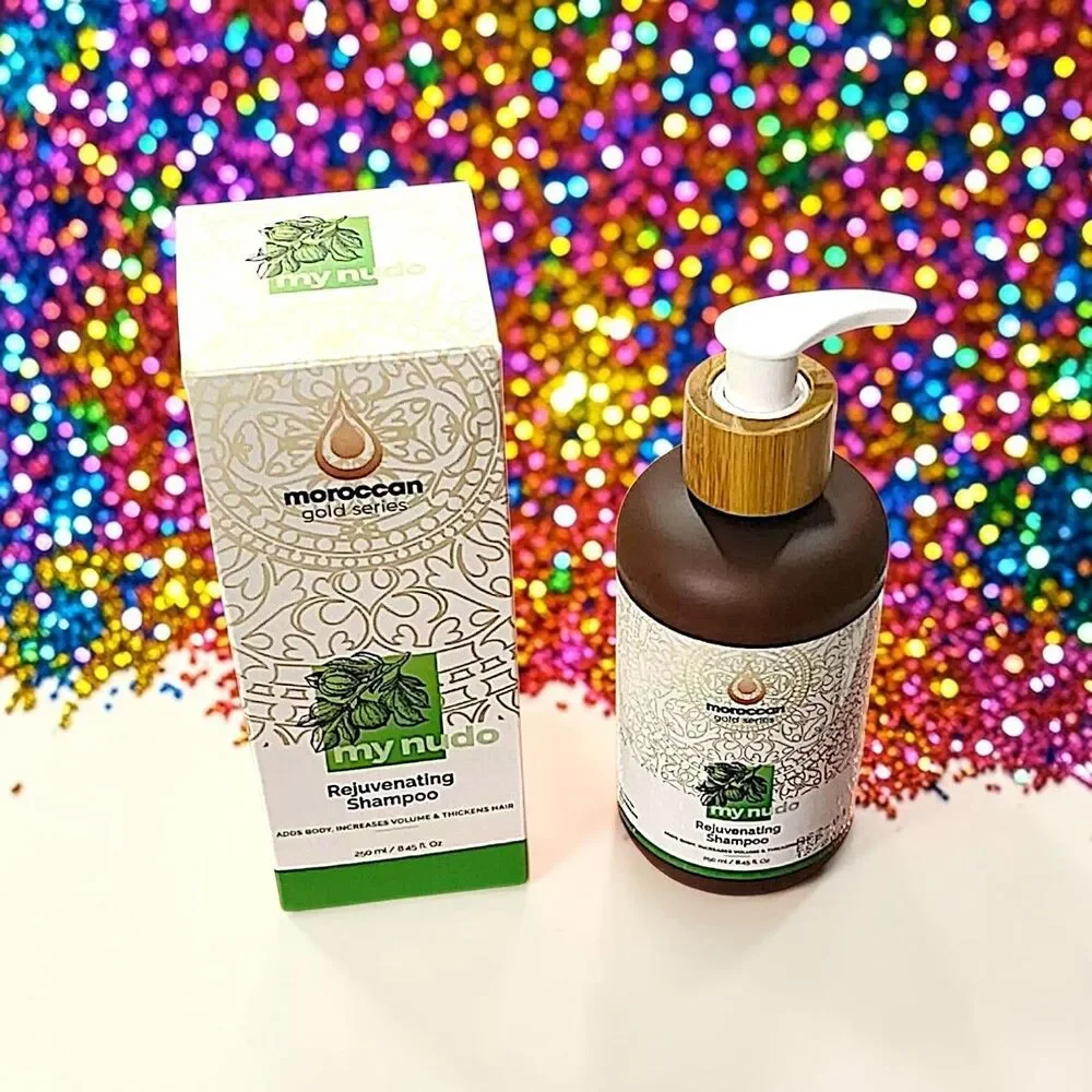 Moroccan Gold Series My NuDo Rejuvenating Shampoo New In Box 8.45 oz MSRP $60